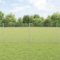 vidaXL Recinzione a Maglie con 22 Pali in Argento 0,8x25 m Acciaio vidaXL Recinzione a Maglie con 22 Pali in Argento 0,8x25 m Acciaio