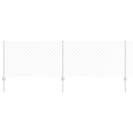 vidaXL Set di Recinzione da Giardino Set di 2 Acciaio Galvanizzato Grande
