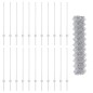 vidaXL Set di Recinzione da Giardino Set di 2 Acciaio galvanizzato vidaXL Set di Recinzione da Giardino Set di 2 Acciaio galvanizzato