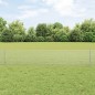 vidaXL Recinzione in rete saldata con 5 pali U Argento 0.4x10 m Acciaio vidaXL Recinzione in rete saldata con 5 pali U Argento 0.4x10 m Acciaio