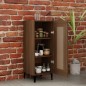 Credenza Rovere Marrone 34,5x34x90 cm in Legno Multistrato Credenza Rovere Marrone 34,5x34x90 cm in Legno Multistrato