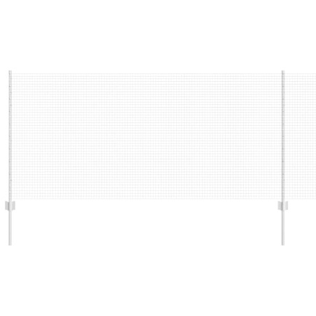 vidaXL Set di recinzione per giardino 2 pezzi Acciaio zincato 10 x 1 m