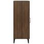 Credenza Rovere Marrone 34,5x34x90 cm in Legno Multistrato Credenza Rovere Marrone 34,5x34x90 cm in Legno Multistrato