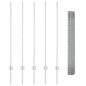 vidaXL Recinzione in Filo Saldato con 10 Post in Acciaio Argento 1.2x10 m vidaXL Recinzione in Filo Saldato con 10 Post in Acciaio Argento 1.2x10 m