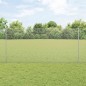 vidaXL Recinzione in Filo Saldato con 10 Poste U Argento 1.2x10 m Acciaio vidaXL Recinzione in Filo Saldato con 10 Poste U Argento 1.2x10 m Acciaio