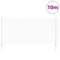 vidaXL Recinzione in filo saldato con 10 U posts Argento 1.2x10 m Acciaio vidaXL Recinzione in filo saldato con 10 U posts Argento 1.2x10 m Acciaio