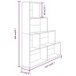 Libreria Rovere Marrone 155x24x160 cm