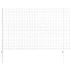 vidaXL Set di Recinzione Set di 2 Acciaio galvanizzato 10 x 1,5 m