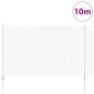 vidaXL Recinzione in Filo Saldato con 10 U Post Argento 1.6x10 m Acciaio vidaXL Recinzione in Filo Saldato con 10 U Post Argento 1.6x10 m Acciaio