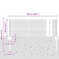 vidaXL Recinzione Rete Saldato con 11 Pali Argento 0.4x25 m Acciaio vidaXL Recinzione Rete Saldato con 11 Pali Argento 0.4x25 m Acciaio