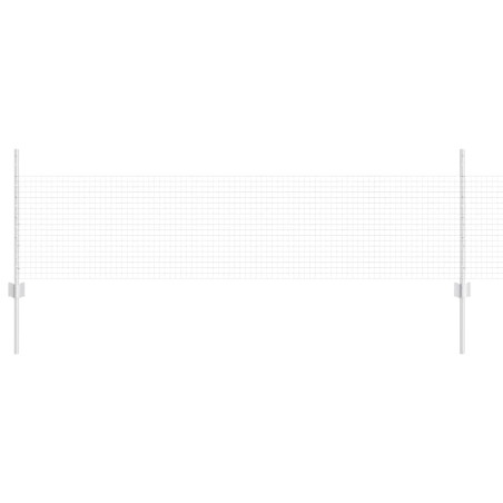vidaXL Set di Recinzioni da Giardino Set di 2 Acciaio Galvanizzato