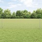 vidaXL Recinzione in Filo Saldato con 11 Post U Argento 0.6x25 m Acciaio vidaXL Recinzione in Filo Saldato con 11 Post U Argento 0.6x25 m Acciaio