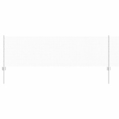 vidaXL Recinzione in Filo Saldato con 11 Post U Argento 0.6x25 m Acciaio