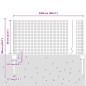vidaXL Recinzione in rete saldata con 10 pali a U Argento 0.6x25 m Acciaio vidaXL Recinzione in rete saldata con 10 pali a U Argento 0.6x25 m Acciaio
