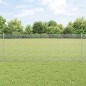 vidaXL Recinzione in Filo Saldato con 11 Post in Acciaio Argento 0.8x25 m vidaXL Recinzione in Filo Saldato con 11 Post in Acciaio Argento 0.8x25 m