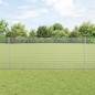 vidaXL Recinzione in Filo Saldato con 22 Post U Argento 1x25 m Acciaio vidaXL Recinzione in Filo Saldato con 22 Post U Argento 1x25 m Acciaio