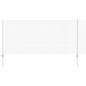 vidaXL Recinzione in Filo Saldato con 22 Post U Argento 1x25 m Acciaio vidaXL Recinzione in Filo Saldato con 22 Post U Argento 1x25 m Acciaio
