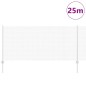 vidaXL Recinzione in Filo Saldato con 22 Post U Argento 1x25 m Acciaio vidaXL Recinzione in Filo Saldato con 22 Post U Argento 1x25 m Acciaio