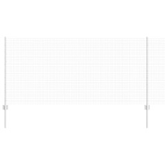 vidaXL Set Recinzione Rete Polli Set di 2 Acciaio zincato 25 x 1 m