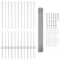 vidaXL Set Recinzione Rete Polli Set di 2 Acciaio zincato 25 x 1 m vidaXL Set Recinzione Rete Polli Set di 2 Acciaio zincato 25 x 1 m