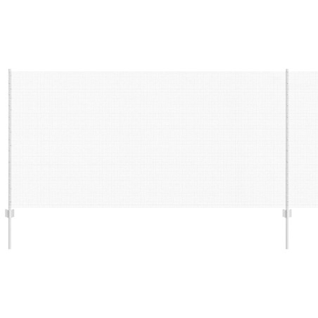 vidaXL Recinzione in Filo Saldato con 22 Post U Argento 1.2x25 m Acciaio