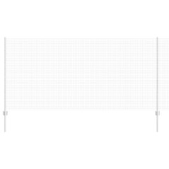 vidaXL Recinzione in Filo Saldato con 22 Posti U Argento 1.2x25 m Acciaio