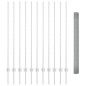 vidaXL Recinzione in Rete Saldata con 22 Poste Argento 1,4x25 m Acciaio vidaXL Recinzione in Rete Saldata con 22 Poste Argento 1,4x25 m Acciaio