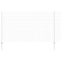 vidaXL Recinto in Rete Saldato con 22 Post Argento 1.4x25 m Acciaio vidaXL Recinto in Rete Saldato con 22 Post Argento 1.4x25 m Acciaio
