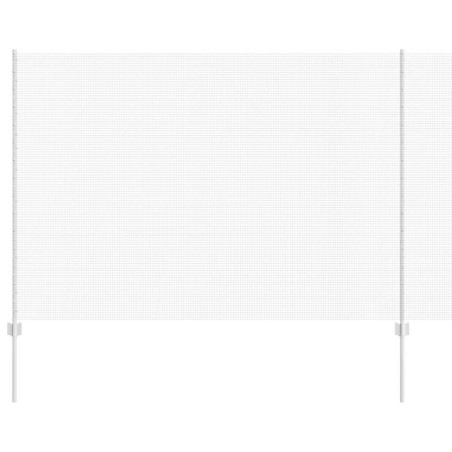 vidaXL Recinzione in Rete Saldato con 22 Post U Argento 1.6x25 m Acciaio