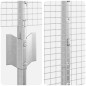 vidaXL Recinzione in Filo Saldato con 22 Posti U Argento 1.6 x 25 m Acciaio vidaXL Recinzione in Filo Saldato con 22 Posti U Argento 1.6 x 25 m Acciaio