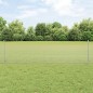 vidaXL Recinzione in Filo Saldato con 22 Pali U Argentati 0.5x50 m Acciaio vidaXL Recinzione in Filo Saldato con 22 Pali U Argentati 0.5x50 m Acciaio