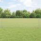 vidaXL Recinzione in Filo Saldato con 22 Pali U Argento 0.6x50 m Acciaio vidaXL Recinzione in Filo Saldato con 22 Pali U Argento 0.6x50 m Acciaio