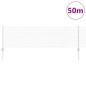 vidaXL Recinzione in Filo Saldato con 22 Pali U Argento 0.6x50 m Acciaio vidaXL Recinzione in Filo Saldato con 22 Pali U Argento 0.6x50 m Acciaio