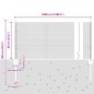 vidaXL Recinzione in Filo Saldato con 22 Pali U Argento 0.6x50 m Acciaio vidaXL Recinzione in Filo Saldato con 22 Pali U Argento 0.6x50 m Acciaio