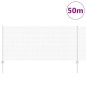 vidaXL Recinzione in Rete Saldata con 44 U Post Argento 1x50 m Acciaio vidaXL Recinzione in Rete Saldata con 44 U Post Argento 1x50 m Acciaio