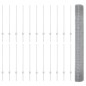vidaXL Recinzione in Rete Saldata con 44 U Post Argento 1x50 m Acciaio vidaXL Recinzione in Rete Saldata con 44 U Post Argento 1x50 m Acciaio