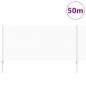 vidaXL Recinzione in Filo Saldato con 44 Pali U Argento 1x50 m Acciaio vidaXL Recinzione in Filo Saldato con 44 Pali U Argento 1x50 m Acciaio