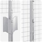 vidaXL Recinzione in Filo Saldato con 44 Post U Argento 1x50 m Acciaio vidaXL Recinzione in Filo Saldato con 44 Post U Argento 1x50 m Acciaio