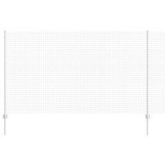 vidaXL Recinto in rete saldata con 44 post U Argento 1.4x50 m Acciaio