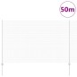 vidaXL Recinzione Filo Saldato con 44 Posti U Argento 1.5x50 m Acciaio vidaXL Recinzione Filo Saldato con 44 Posti U Argento 1.5x50 m Acciaio