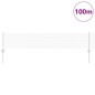 vidaXL Recinzione in Filo Saldato con 44 Pali U Argento 0.4x100 m Acciaio vidaXL Recinzione in Filo Saldato con 44 Pali U Argento 0.4x100 m Acciaio