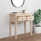 Tavolo Consolle 70x35x75 cm in Legno Massello di Pino Tavolo Consolle 70x35x75 cm in Legno Massello di Pino