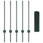 vidaXL Recinzione in Rete Saldato con 5 U Post Verde 0.8x10 m Acciaio vidaXL Recinzione in Rete Saldato con 5 U Post Verde 0.8x10 m Acciaio