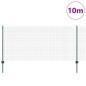 vidaXL Set di Recinzione Set di 2 Verde Metallo 10 x 1 m Durevole vidaXL Set di Recinzione Set di 2 Verde Metallo 10 x 1 m Durevole