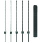 vidaXL Set di Recinzione Set di 2 Verde Metallo 10 x 1 m Durevole vidaXL Set di Recinzione Set di 2 Verde Metallo 10 x 1 m Durevole