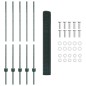 vidaXL Recinzione in Ferro Saldato con 5 Post U Verde 1,2x10 m Acciaio vidaXL Recinzione in Ferro Saldato con 5 Post U Verde 1,2x10 m Acciaio