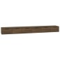 Mobili a Muro 2 pz Rovere Marrone 102x30x20cm Legno Multistrato Mobili a Muro 2 pz Rovere Marrone 102x30x20cm Legno Multistrato