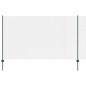 vidaXL Recinzione in Filo Saldato con 5 Post U Verde 1.4x10 m Acciaio vidaXL Recinzione in Filo Saldato con 5 Post U Verde 1.4x10 m Acciaio