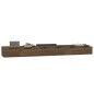Mobili a Muro 2 pz Rovere Marrone 102x30x20cm Legno Multistrato Mobili a Muro 2 pz Rovere Marrone 102x30x20cm Legno Multistrato
