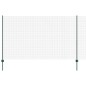 vidaXL Recinzione in Filo Saldato con 5 Pali U Verde 1.4x10 m Acciaio vidaXL Recinzione in Filo Saldato con 5 Pali U Verde 1.4x10 m Acciaio